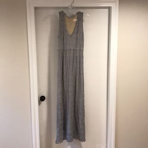 Lavender crochet maxi dress